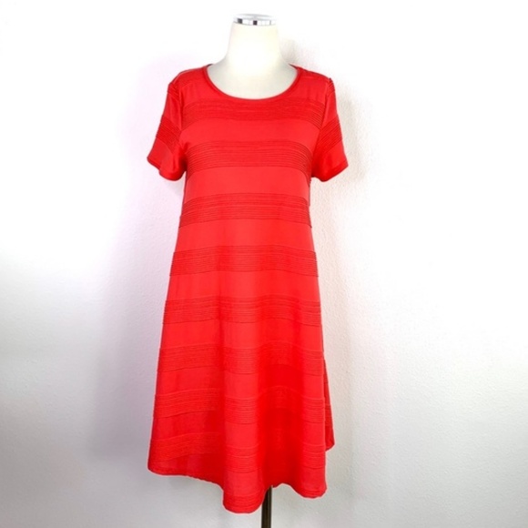 LuLaRoe Dresses & Skirts - LULAROE Carly Ribbed Striped Dress